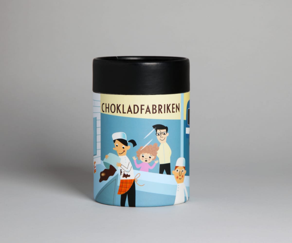 Chokladdragerade lakritsmandlar i burk - Ingela P