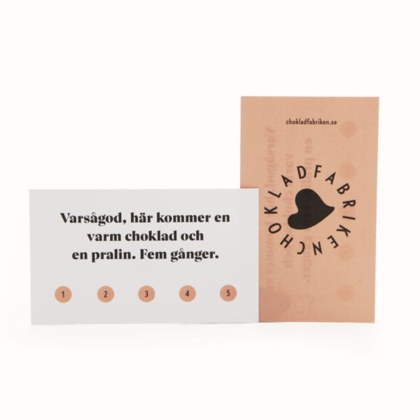 Varm choklad och pralin 5 gånger