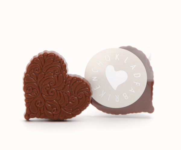 Ljust chokladhjärta