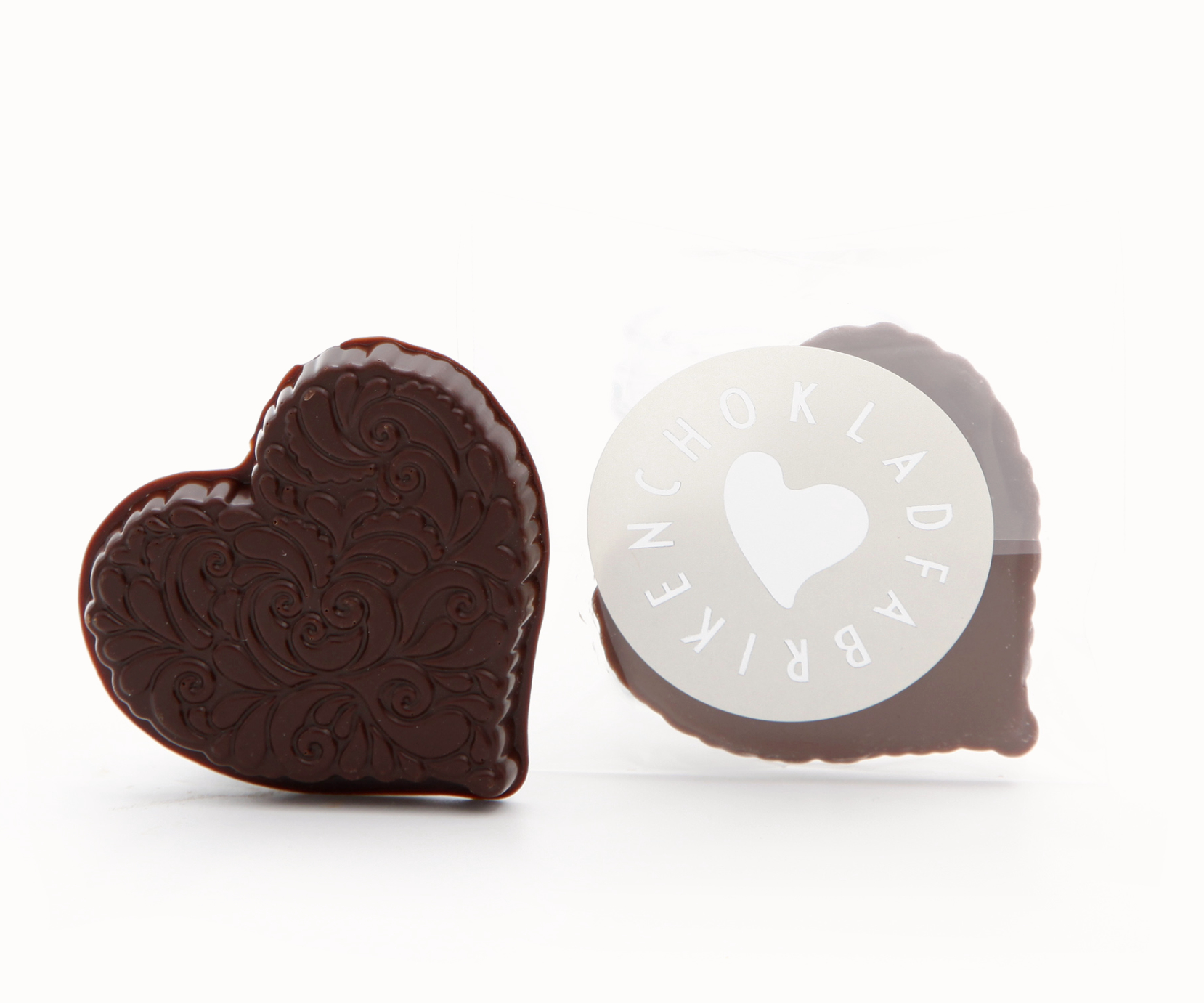 Mörkt chokladhjärta (vegan)