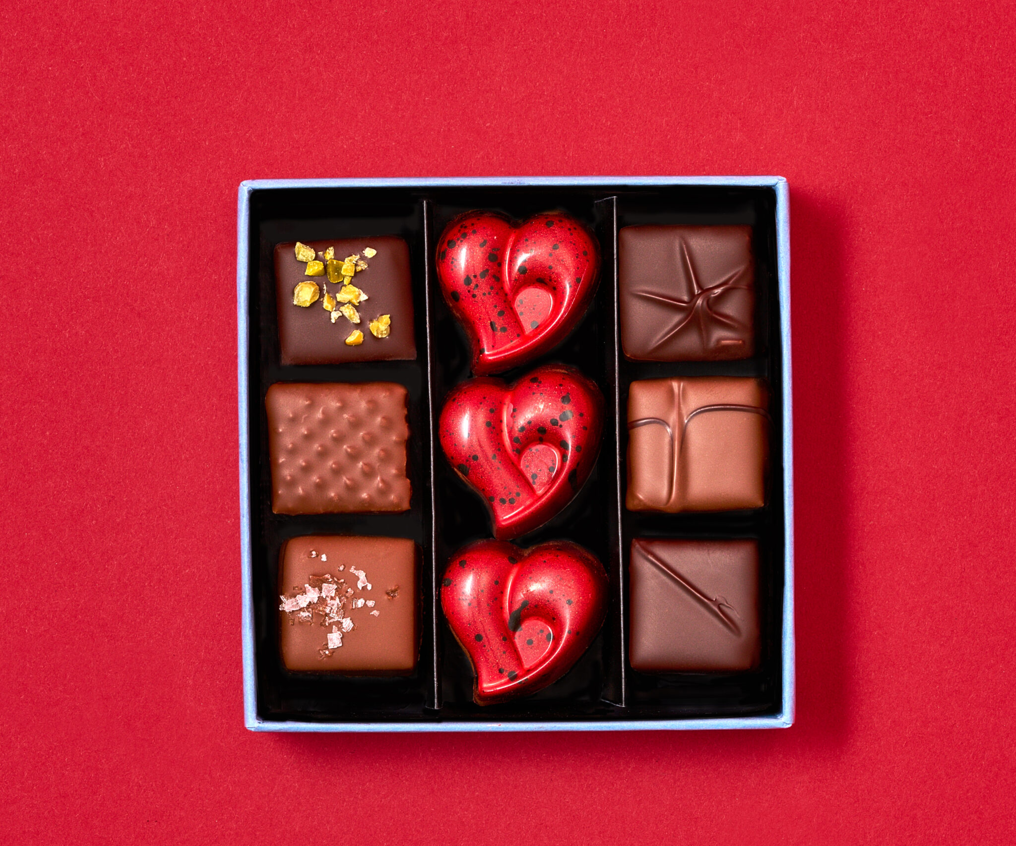 Chokladask Valentine 9 bitar