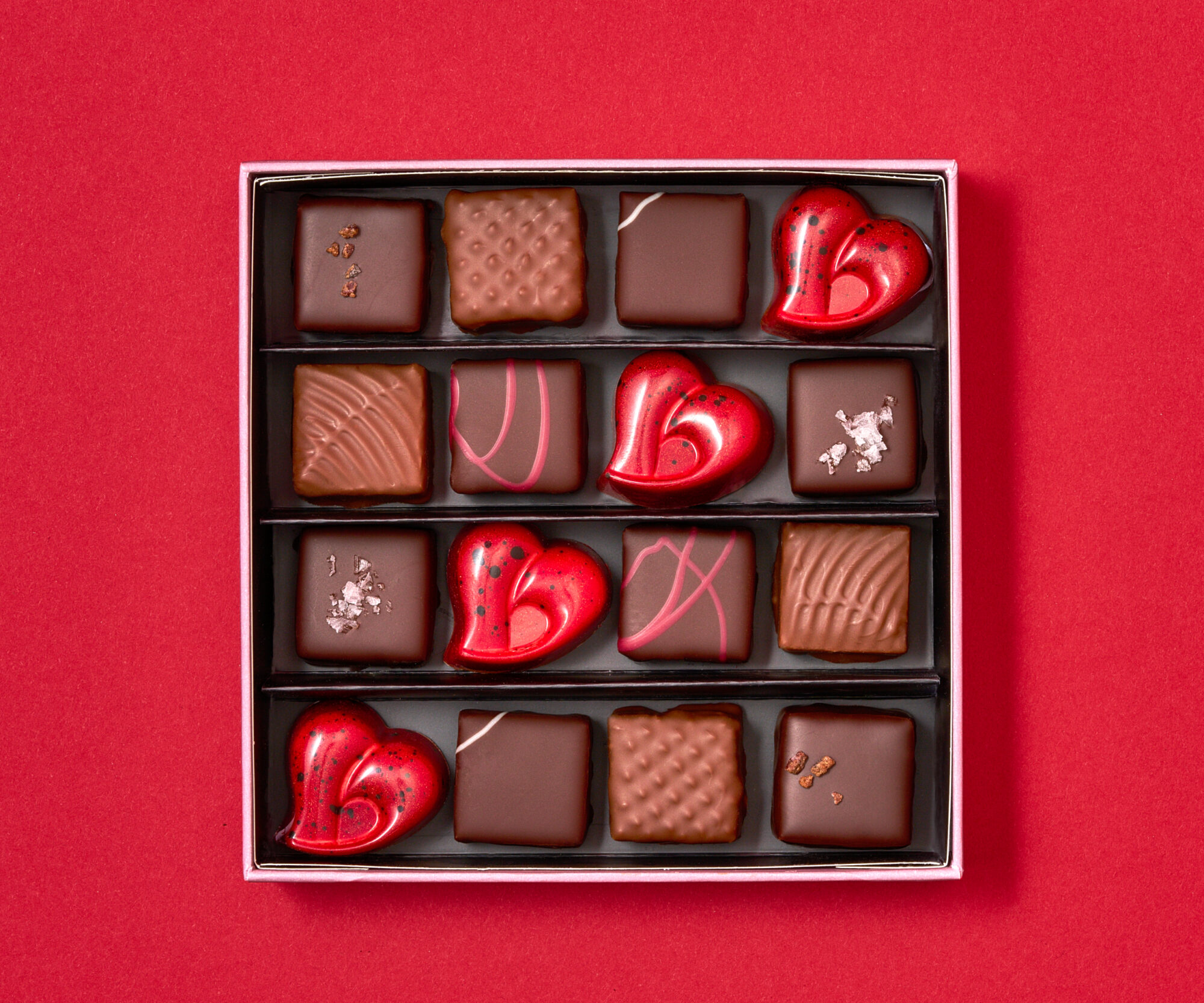 Chokladask Valentine 9 bitar